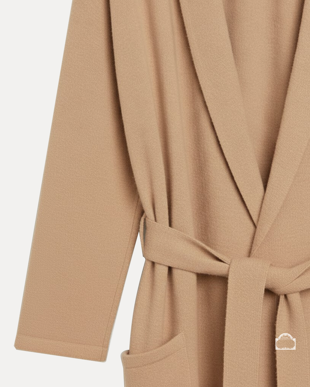 Camel Louvre Cachemire Haussmann Bathrobe