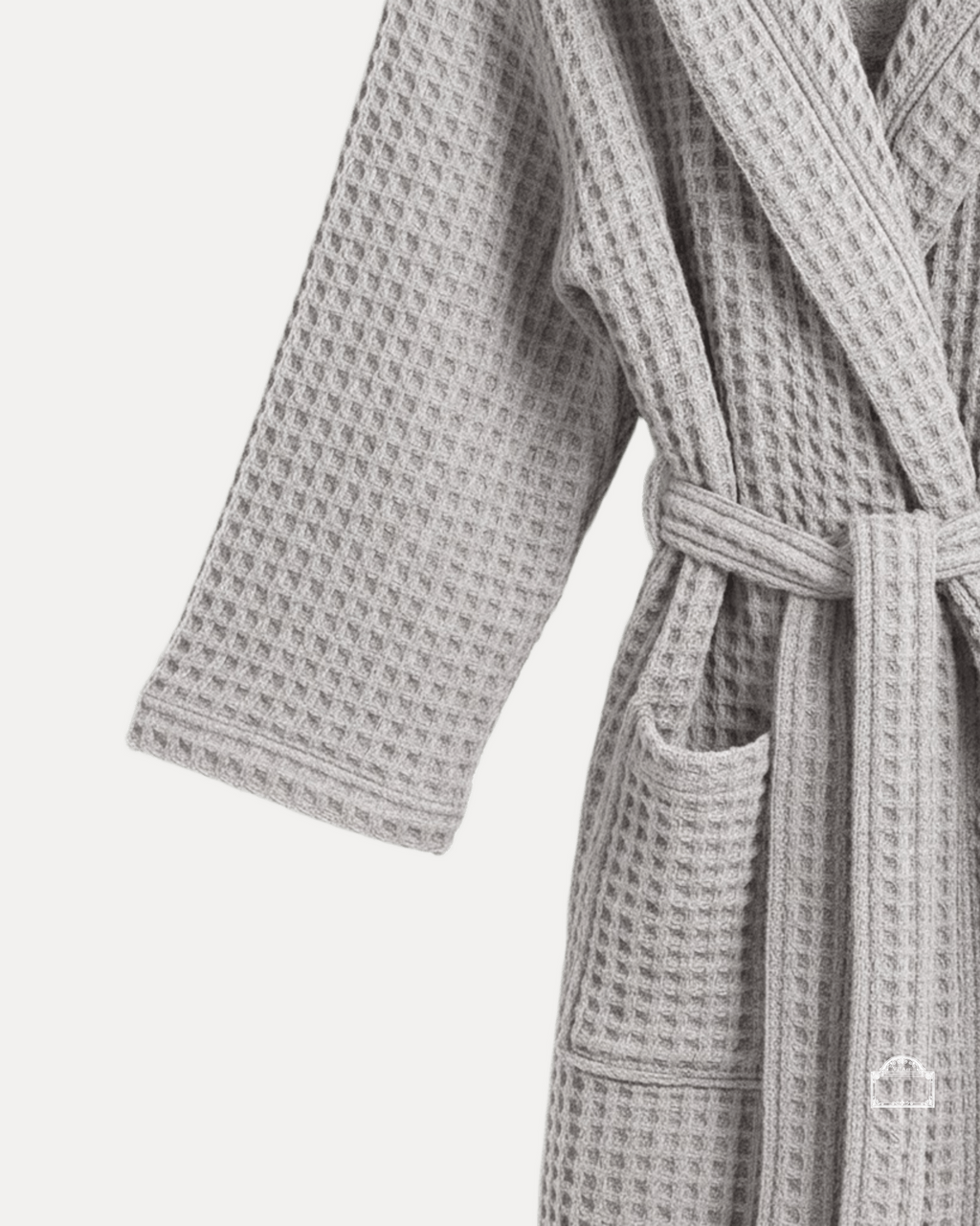 Grey Sentier Gaufré Métropolitain Bathrobe